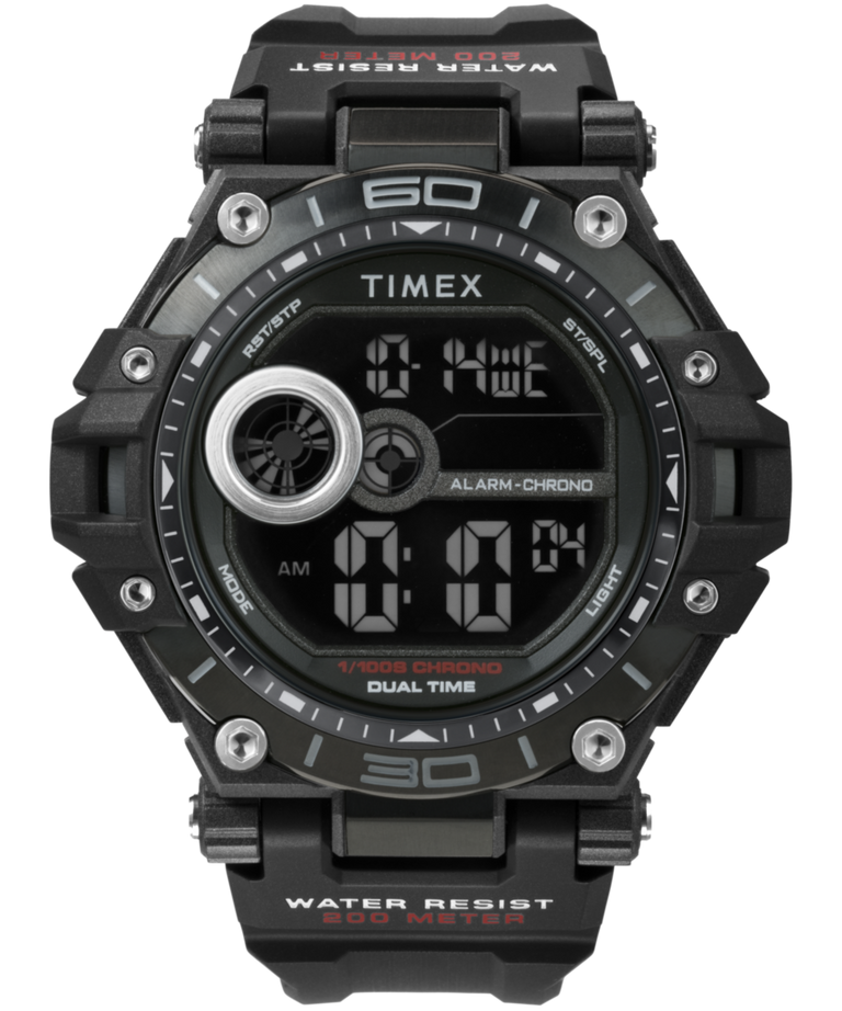 TW5M63400 Timex Digital 52mm Resin Strap Watch Primary Image