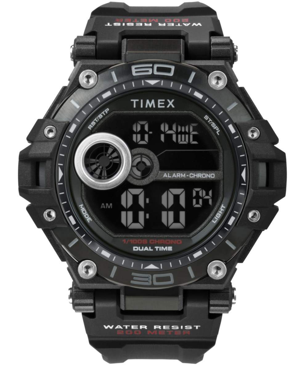 TW5M63400 Timex Digital 52mm Resin Strap Watch Primary Image