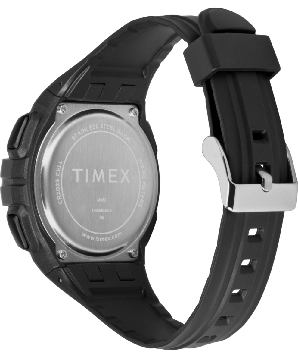 TW5M63700 Timex Digital 43mm Resin Strap Watch Caseback with Attachment Image