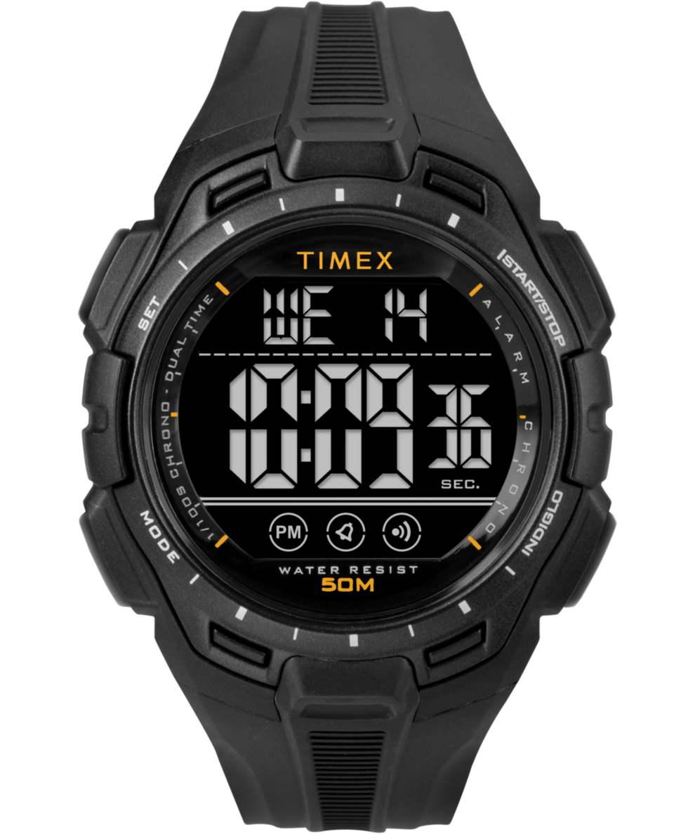 TW5M63700 Timex Digital 43mm Resin Strap Watch Primary Image