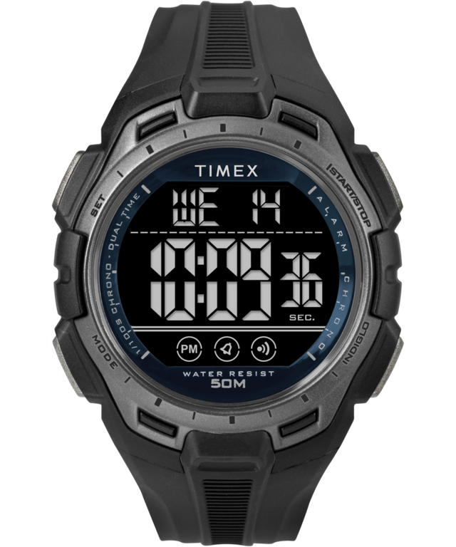 TW5M63800 Timex Digital 43mm Resin Strap Watch Primary Image