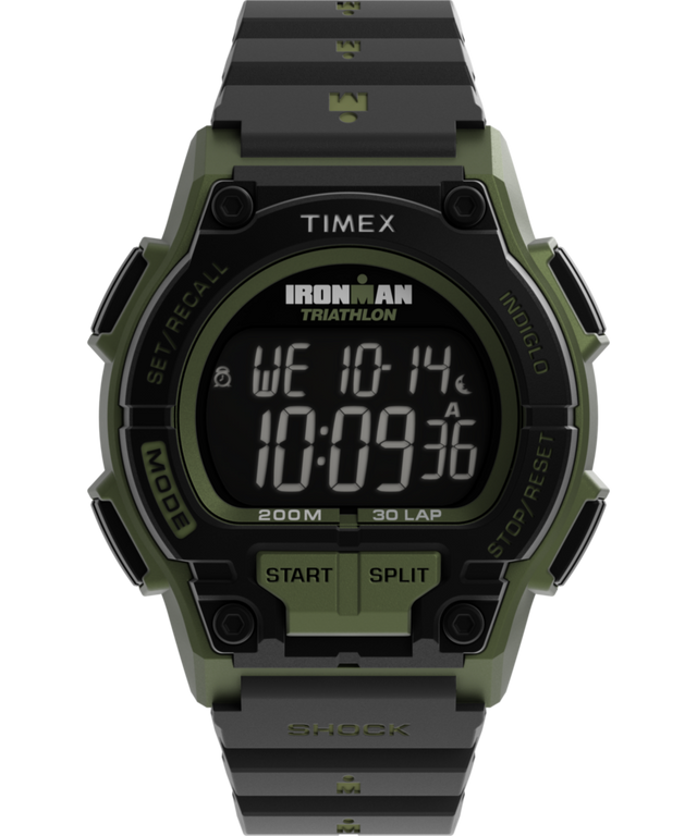 TIMEX® IRONMAN® Shock Endure 42mm Resin Strap Watch - TW5M64900 TIMEX® IRONMAN® Shock Endure 42mm Resin Strap Watch - TW5M64900