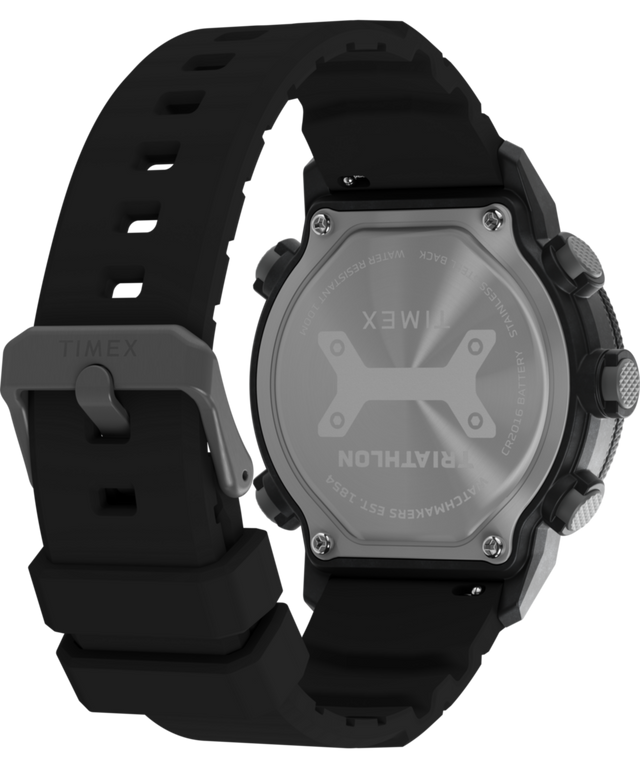 TW5M66900 Triathlon 200 Lap 44 mm, correa de silicona, imagen del fondo de la caja del reloj con accesorio