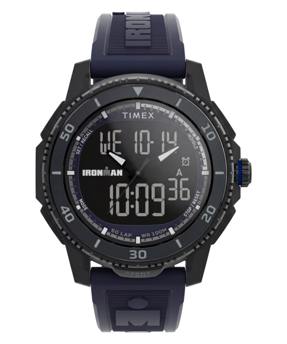 TW5M74100 TIMEX® IRONMAN® Adrenaline 46.5mm Resin Strap Watch Primary Image