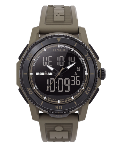 TW5M74200 TIMEX® IRONMAN® Adrenaline 46.5mm Resin Strap Watch Primary Image