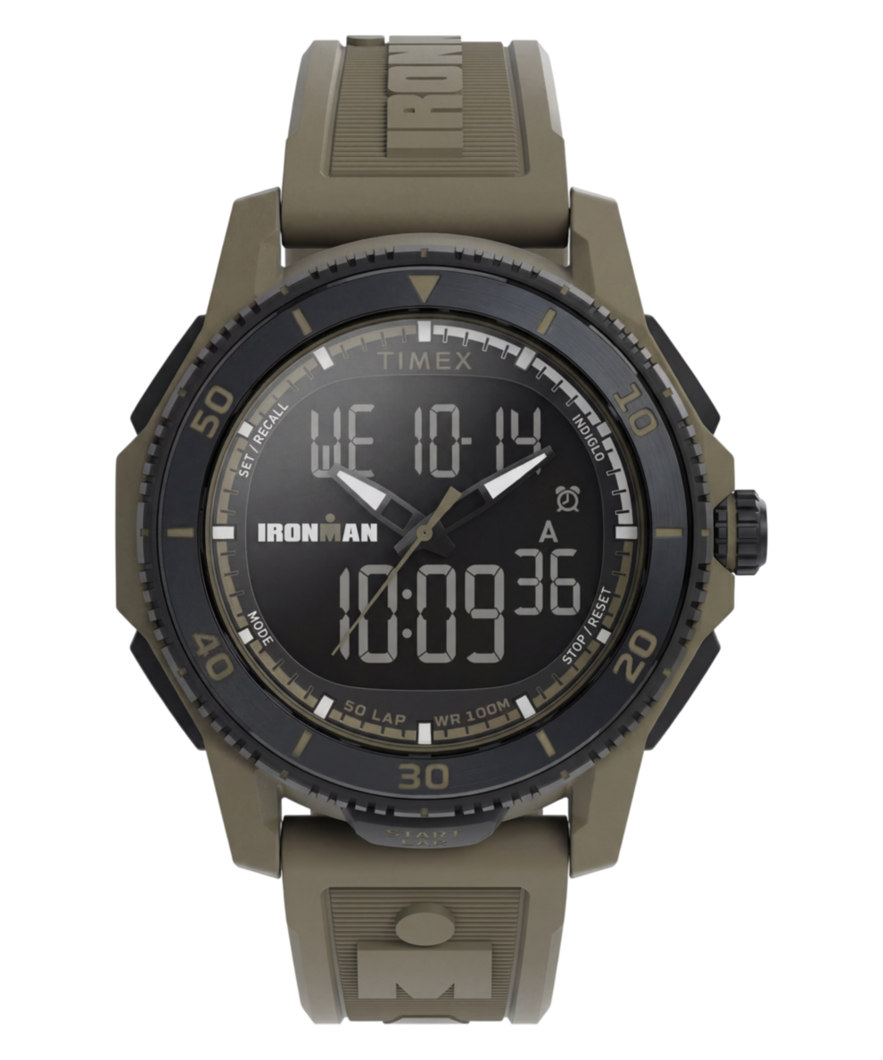 TW5M74200 TIMEX® IRONMAN® Adrenaline 46.5mm Resin Strap Watch Primary Image