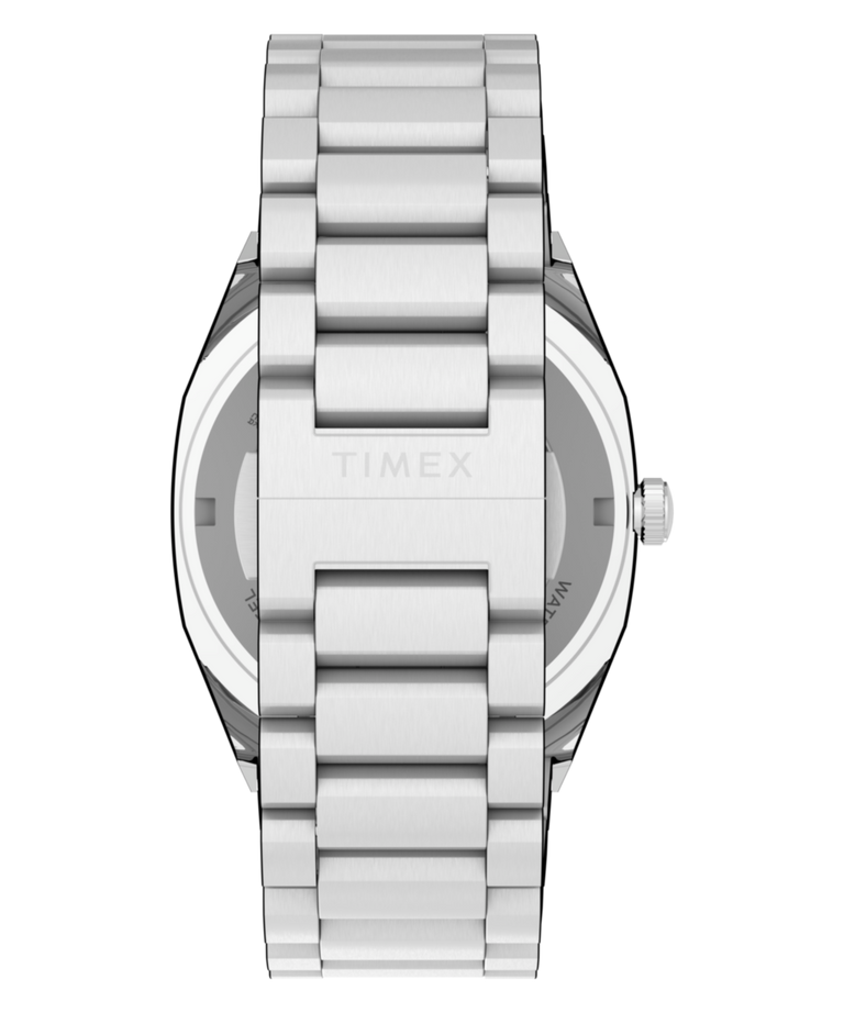 TW6A00500 Timex® Automatic E Line, reloj de 38 mm con brazalete de acero inoxidable. Imagen de la correa