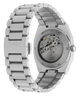 TW6A00500 Reloj Timex® Automatic E Line de 38 mm con brazalete de acero inoxidable. Imagen del fondo de la caja con accesorio.