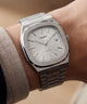 TW6A00500 Reloj Timex® Automatic E Line de 38 mm con brazalete de acero inoxidable. Imagen principal de la muñeca