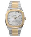 TW6A00600 Reloj Timex® Automatic E Line de 38 mm con brazalete de acero inoxidable. Imagen principal