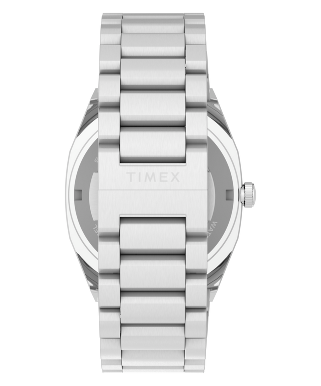 TW6A00700 Timex® Automatic E Line, 38 mm, acero inoxidable, correa de reloj. Imagen