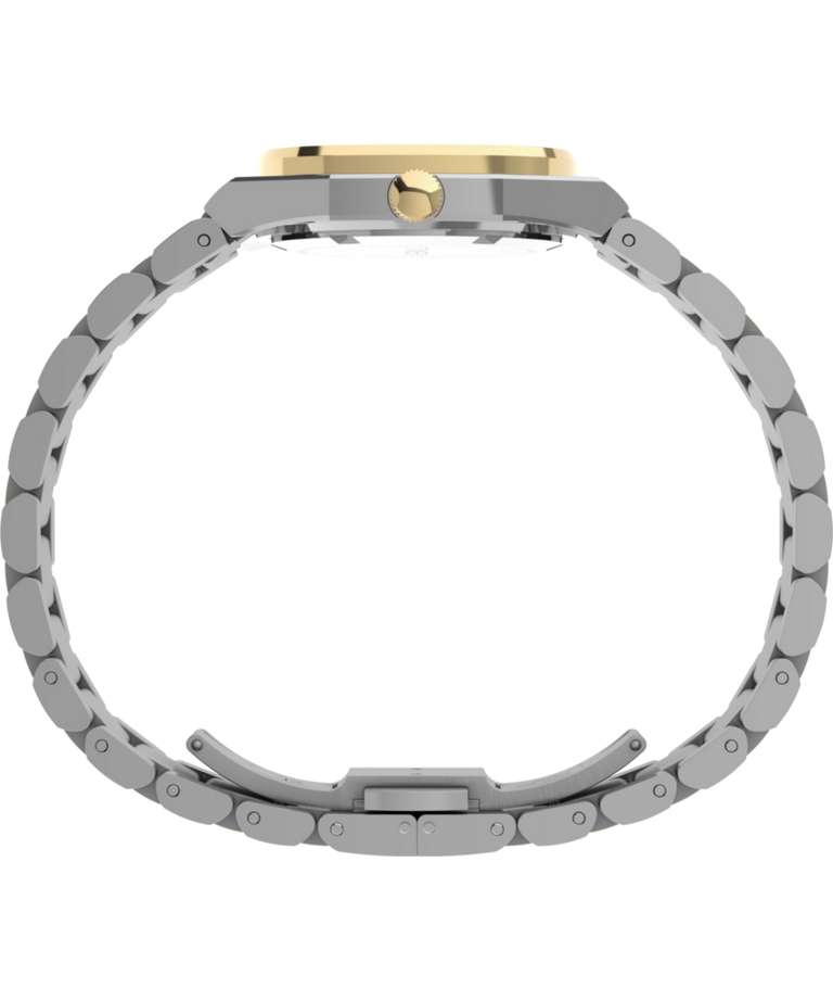 TW6A00800 Timex® Quartz E Line 30mm Stainless Steel Bracelet Watch  Profile Image