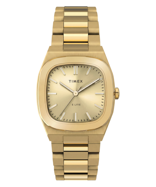 TW6A00900 Reloj Timex® Quartz E Line de 30 mm con brazalete de acero inoxidable. Imagen principal