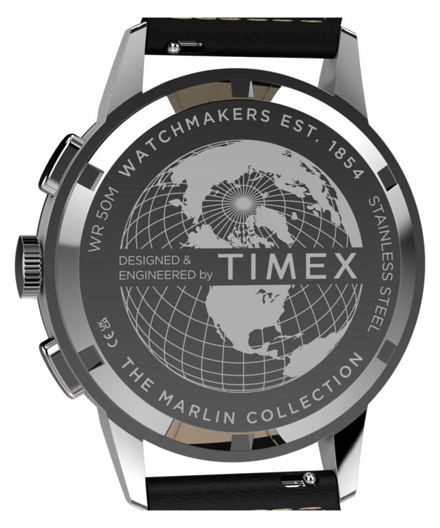 TW6A01200 Marlin® Neo Classic Cronógrafo de 40 mm con correa de piel: imagen del fondo de la caja del reloj