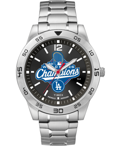 TW6A02200 Timex Citation Los Angeles Dodgers 2025 World Series 42mm Stainless Steel Expansion Band Watch Primary Image