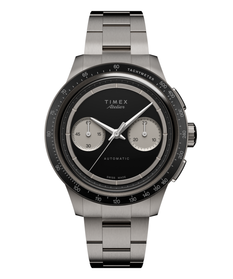 TW6A02700 Timex Atelier Chronograph Automatic M1a Ti 42mm Swiss Made Titanium Bracelet Primary Image