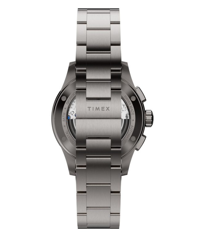 TW6A02700 Timex Atelier Chronograph Automatic M1a Ti 42mm Swiss Made Titanium Bracelet Strap Image