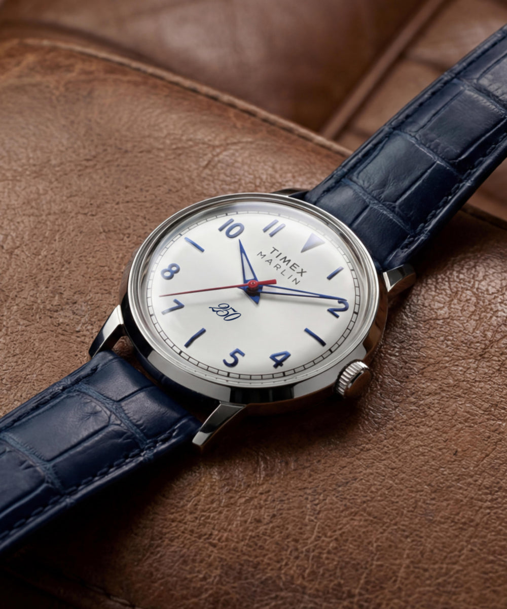 Marlin® America 250 34mm Leather Strap Watch - TW6A06200 | Timex US