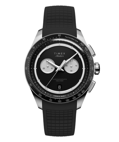 TW6A07000 Timex Atelier Chronograph Quartz M1q 40mm Swiss Made NBR Synthetic Rubber Strap Primary Image