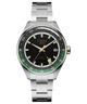 TW6A07200 Timex Atelier GMT Première M1a, 38 mm, fabricado en Suiza, automático, con brazalete de acero inoxidable. Imagen principal