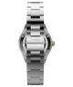 TW6A07200 Timex Atelier GMT Première M1a, 38 mm, fabricado en Suiza, automático, con brazalete de acero inoxidable. Imagen