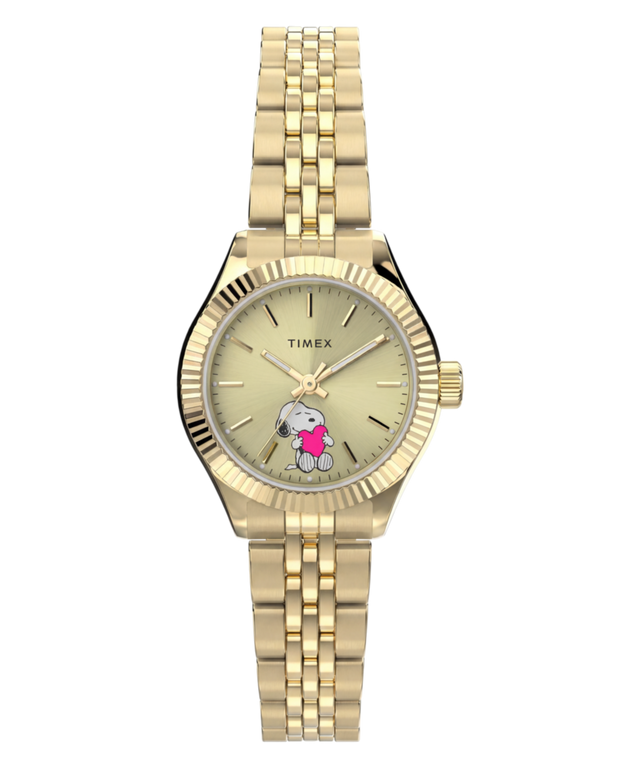 TW6A07400 Reloj Peanuts x Timex Legacy Mini Heart Hug de 25 mm con brazalete de acero inoxidable  Imagen principal