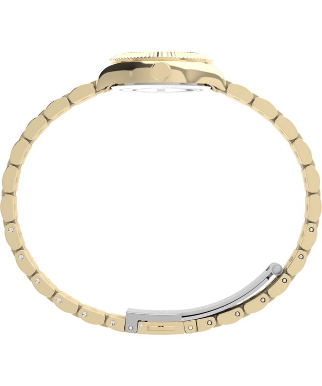 TW6A07400 Reloj Peanuts x Timex Legacy Mini Heart Hug de 25 mm con brazalete de acero inoxidable  Imagen de perfil