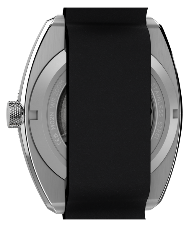 TW6A14600 Fender x Timex Automatic 41mm Leather Strap Watch Caseback Image