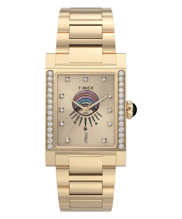TW6A15200 Timex x Jacquie Aiche Éclat 24mm Stainless Steel Bracelet Watch Primary Image