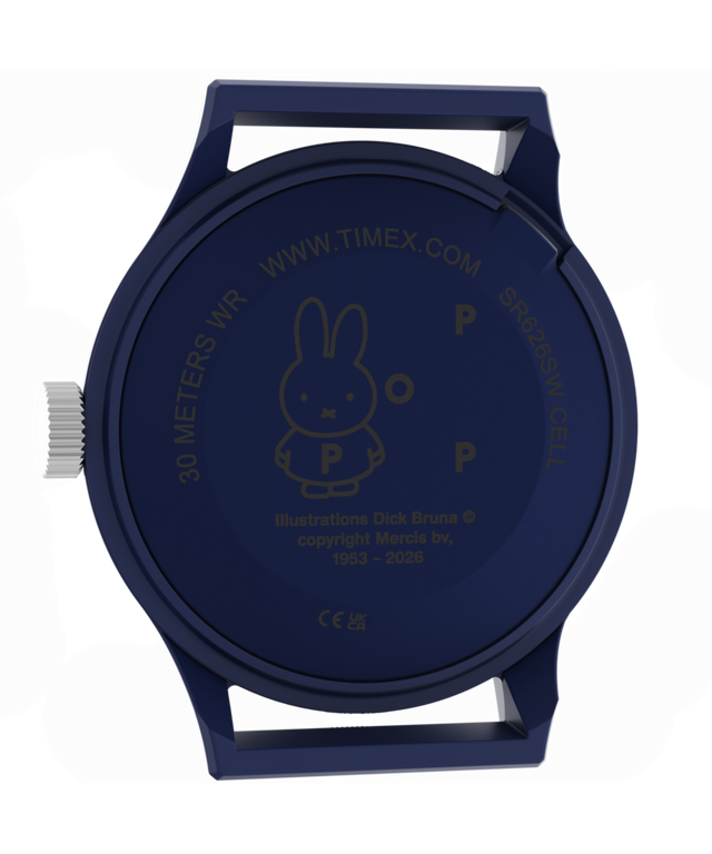 TW6A31000 Pop & Miffy by Timex MK1 36mm Fabric Strap Watch Indiglo On
