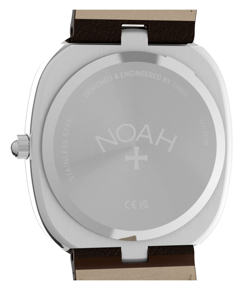 TW6A31200 Noah x Timex Boatswain, reloj de 31 mm con correa de piel: imagen del fondo de la caja