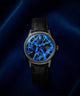 TW6A33800 Q Timex Blue Vega 38mm Leather Strap Watch Alt Beauty Shot 2