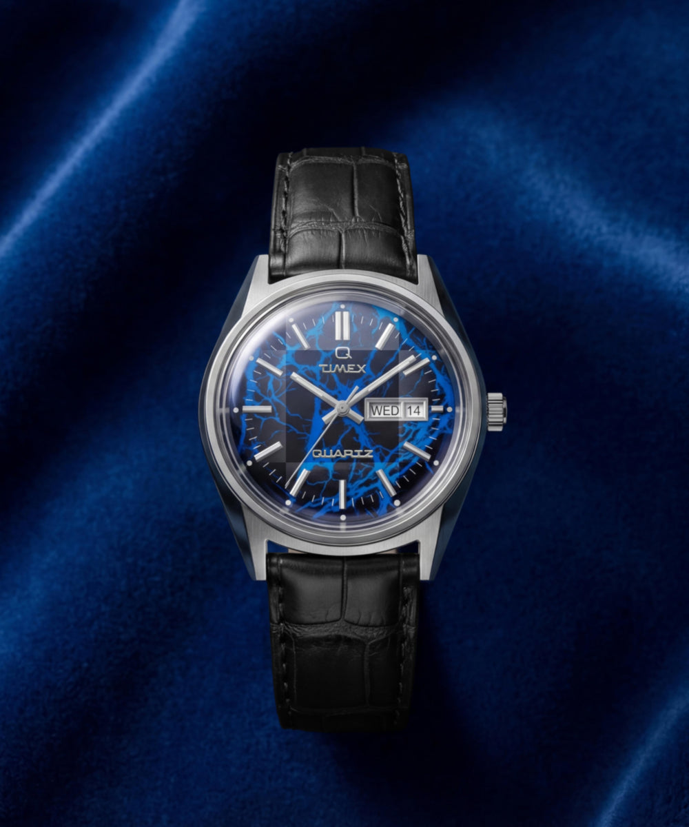 Q Timex Blue Vega 38mm Leather Strap Watch - TW6A33800 | Timex US