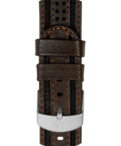 TW7C02000 18mm Fabric with Leather Strap Primary Image