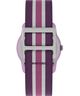 TW7C06100 TIMEX TIME MACHINES® 29mm Purple Stripe Elastic Fabric Kids Watch Strap Image