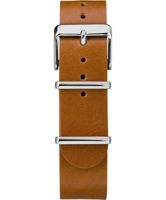 TW7C10500 20mm Leather Slip-Thru Double Layer Strap Primary Image