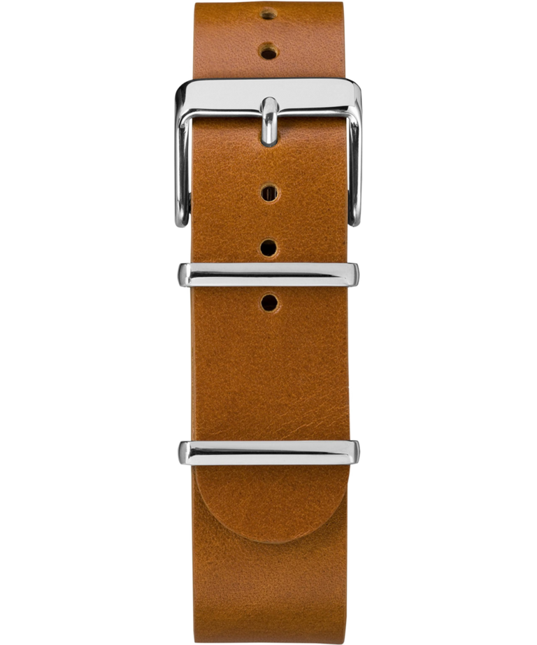 TW7C10500 20mm Leather Slip-Thru Double Layer Strap Primary Image