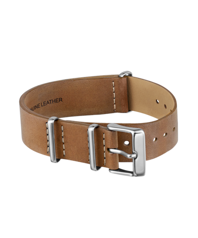 TW7C11000 18mm Leather Slip-Thru Double Layer Strap Primary Image