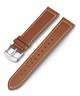 TW7C20500 Tan Two-Piece Stitched Leather Strap Primary Image