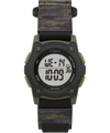 TW7C77500 TIMEX TIME MACHINES® 35mm Green/Brown Camo Fast Wrap® Kids Digital Watch Primary Image