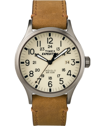 TWC001200 Expedition Scout 40mm Leather Strap Watch Primary Image