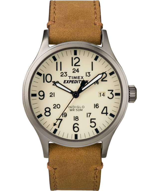 TWC001200 Expedition Scout 40mm Leather Strap Watch Primary Image