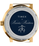 TWG029900 Timex x Brooks Brothers Gold Tone Marlin® Automatic 38mm Leather Strap and Fabric Strap Set Caseback Image