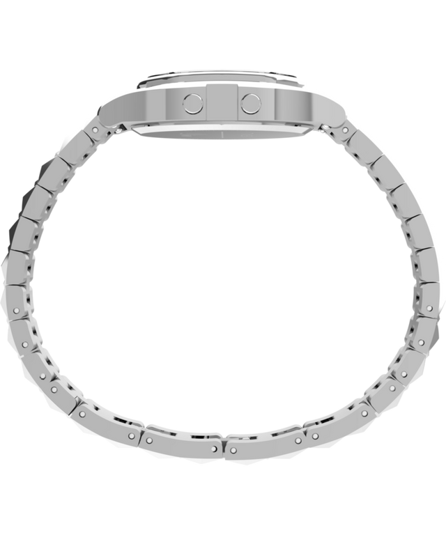 TWG068300 Dime x Timex - Presentado por END. Set de regalo con reloj de 34 mm con brazalete de acero inoxidable. Imagen de perfil
