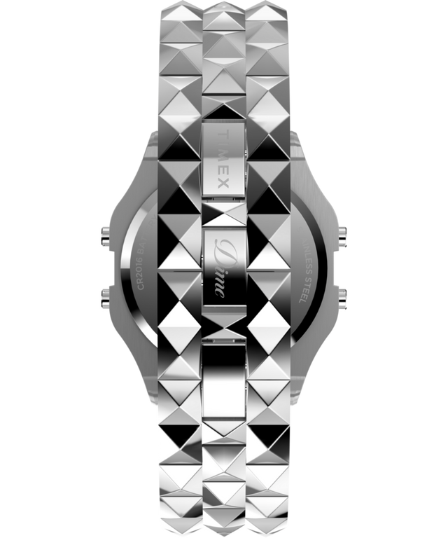 TWG068300 Dime x Timex - Presentado por END. Set de regalo con reloj de 34 mm con brazalete de acero inoxidable. Imagen de la correa