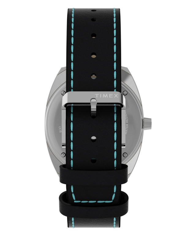 TWG068900 Fender x Timex 37mm Leather Strap Watch Giftset Caseback with Attachment Image