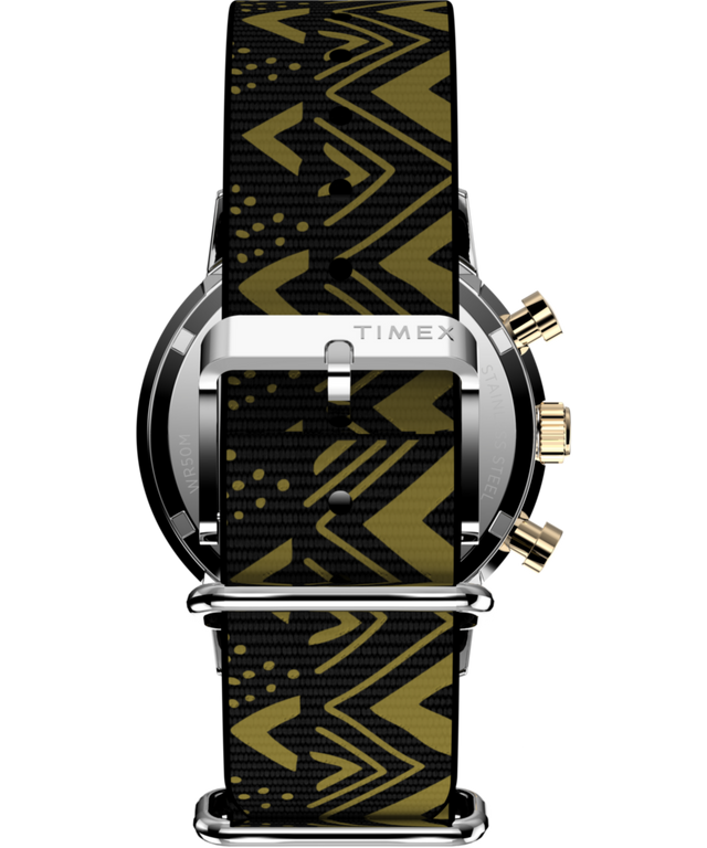 TWG069100 Vontélle x Timex Marlin Quartz Chronograph 40mm Fabric Strap Watch Gift Set Strap Image