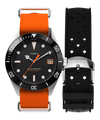 TWG069200 Bespoke Post x Timex Heritage 66 40mm Fabric Strap Watch Gift Set Primary Image