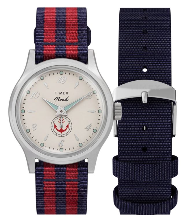 TWG069300 NOAH x Timex MK1 Anchor, 36 mm, correa de tela, set de regalo. Imagen principal