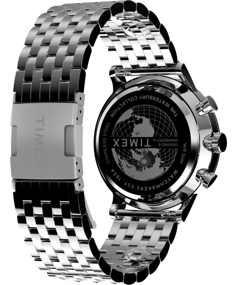 TWH6Z1810 Waterbury Classic Chronograph 40mm Stainless Steel Bracelet Watch Caseback with Attachment Image
